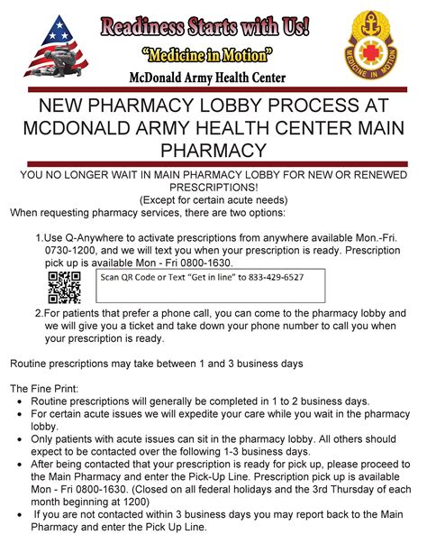 McDonald Army Health Center > Getting Care > Appointments.